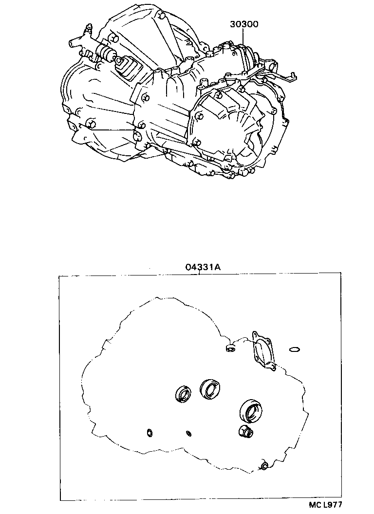 LVN CRE TRN MRN | TRANSAXLE OR TRANSMISSION ASSY GASKET KIT MTM