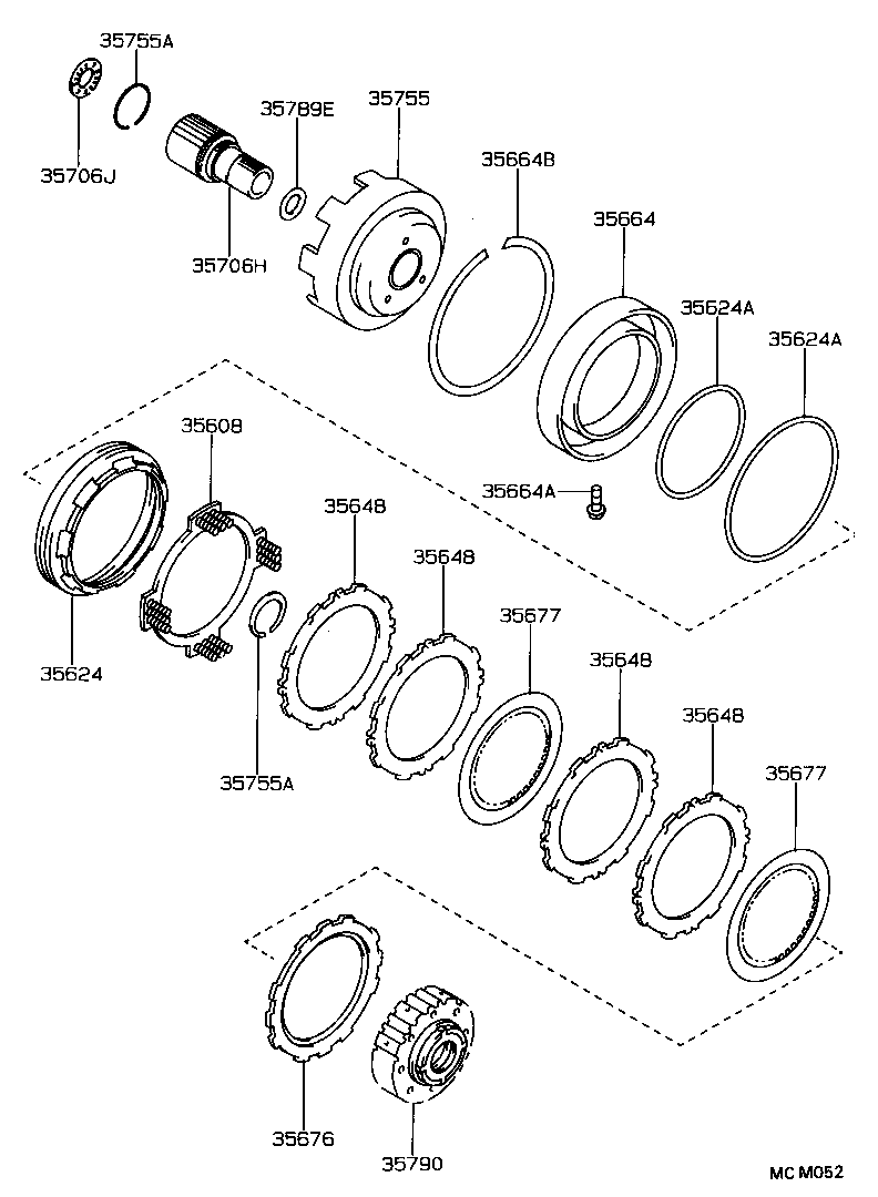  SPRINTER |  CENTER SUPPORT PLANETARY SUN GEAR ATM
