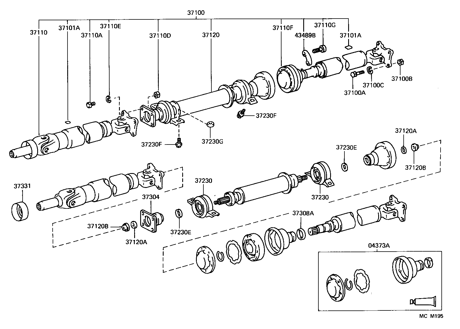  SPRINTER |  PROPELLER SHAFT UNIVERSAL JOINT