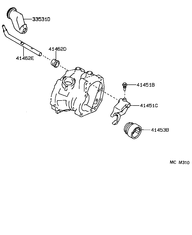  SPRINTER |  TRANSFER LEVER SHIFT ROD
