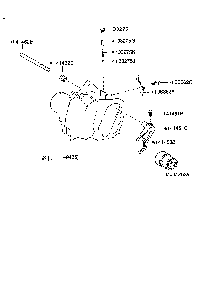 SPRINTER | TRANSFER LEVER SHIFT ROD