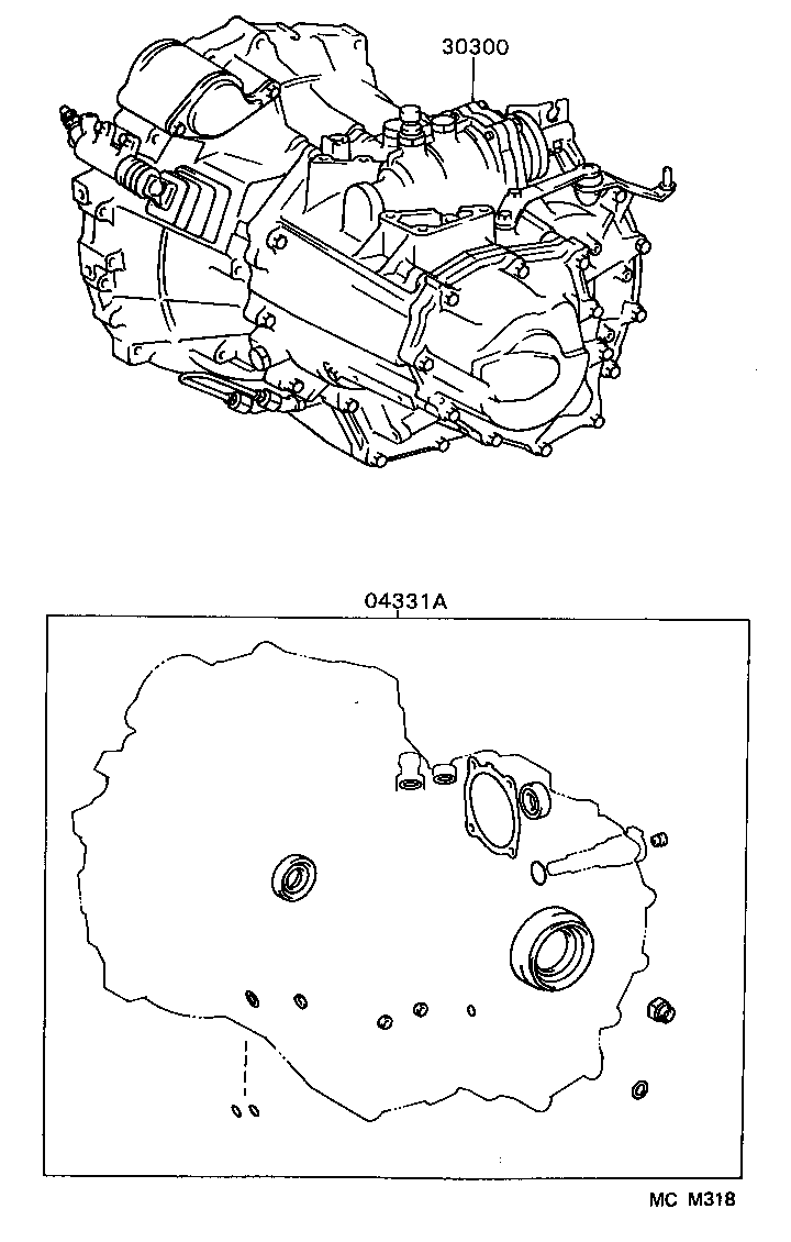 SPRINTER | TRANSAXLE OR TRANSMISSION ASSY GASKET KIT MTM