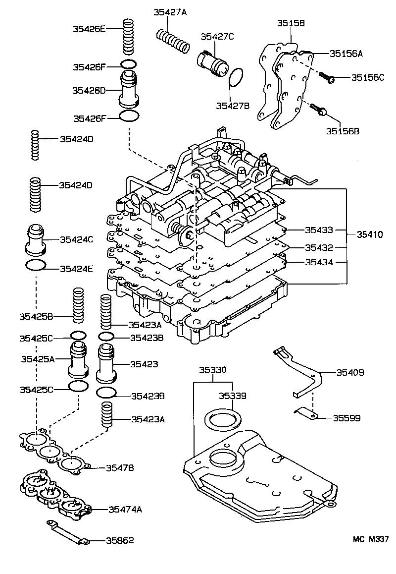  SPRINTER |  VALVE BODY OIL STRAINER ATM