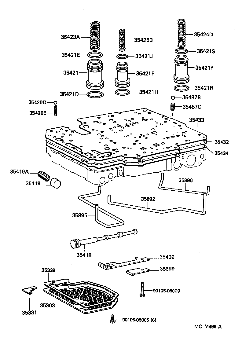  CROWN |  VALVE BODY OIL STRAINER ATM