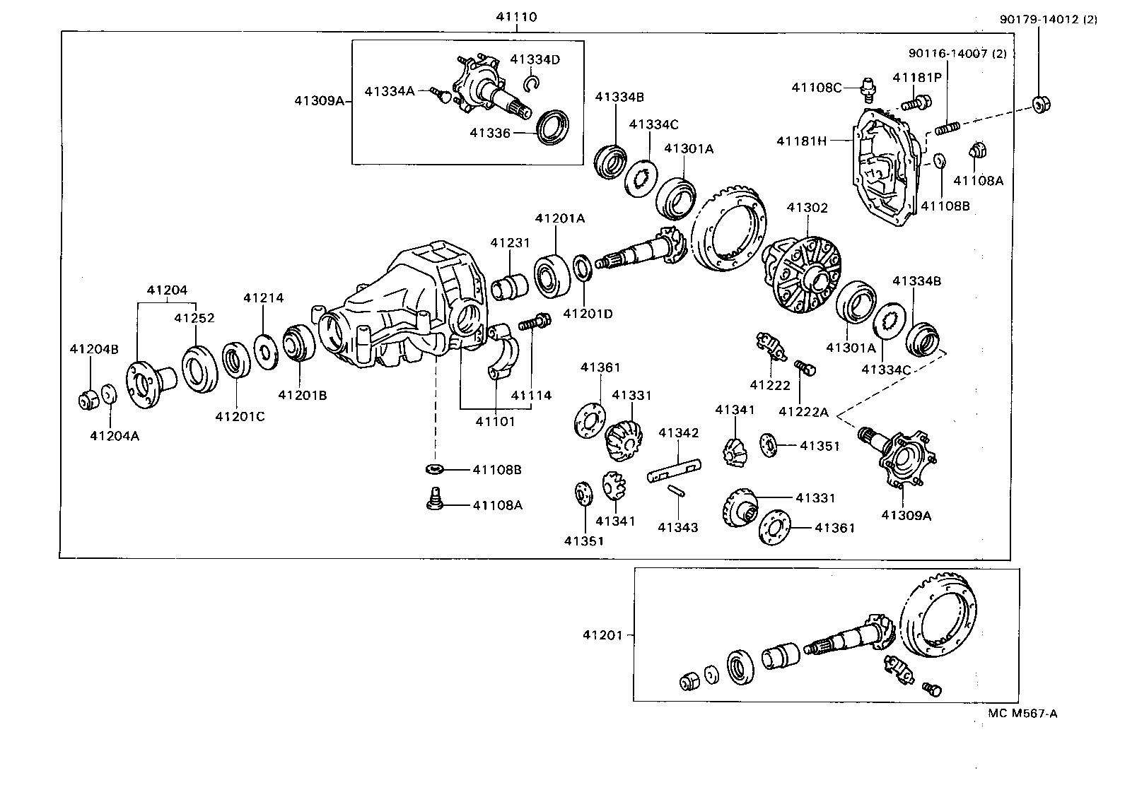  CROWN |  REAR AXLE HOUSING DIFFERENTIAL