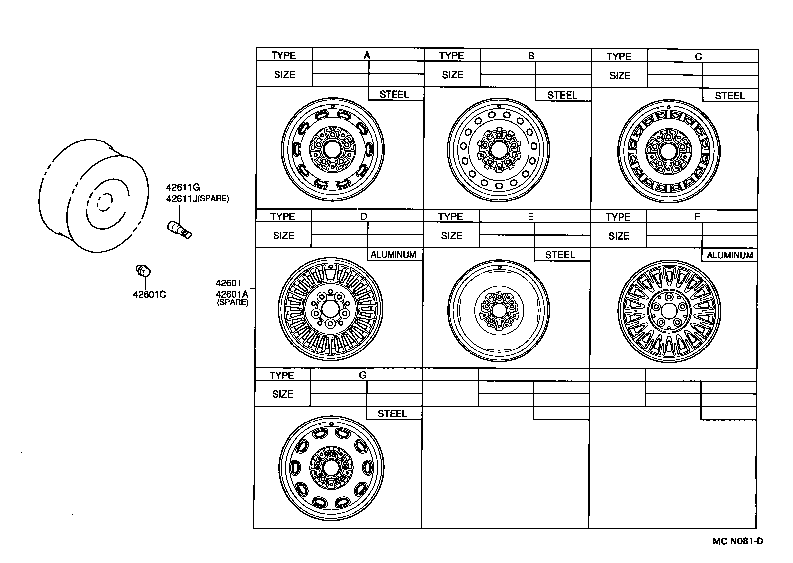  CROWN |  DISC WHEEL WHEEL CAP
