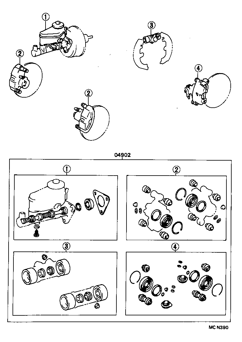 LVN CRE TRN MRN |  BRAKE MAINTENANCE KIT