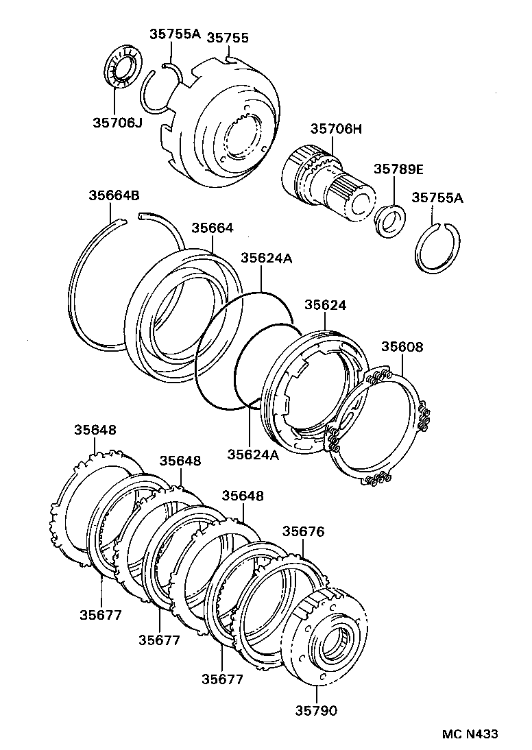  LVN CRE TRN MRN |  CENTER SUPPORT PLANETARY SUN GEAR ATM