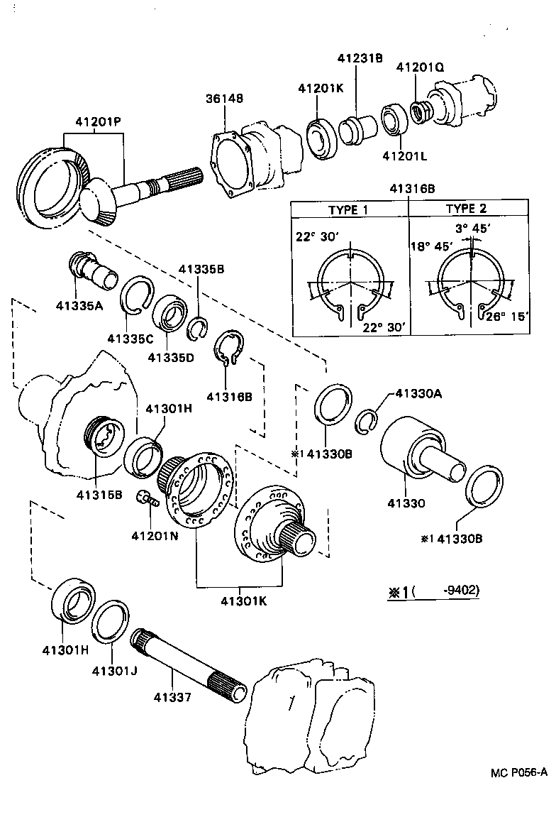  CALDINA |  TRANSFER GEAR