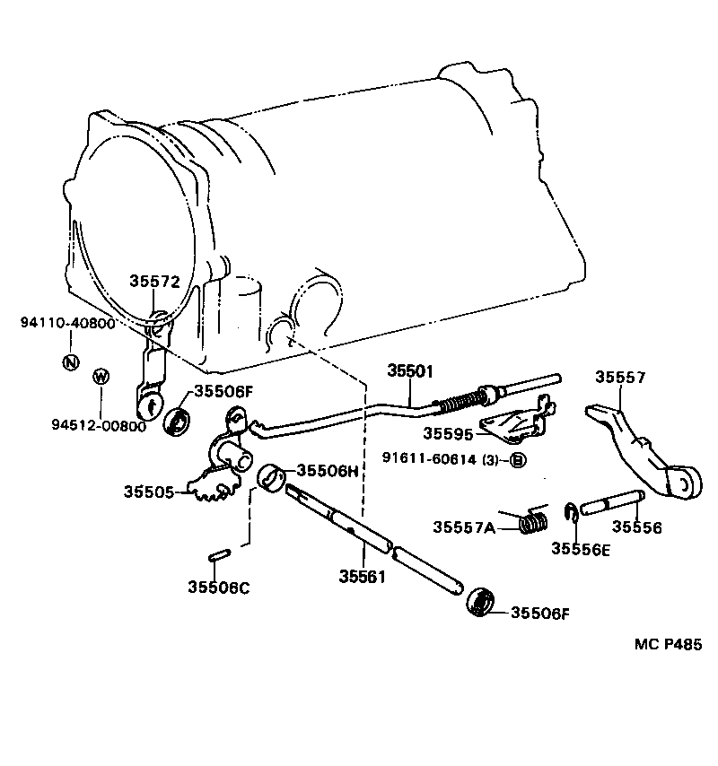  SUPRA |  THROTTLE LINK VALVE LEVER ATM