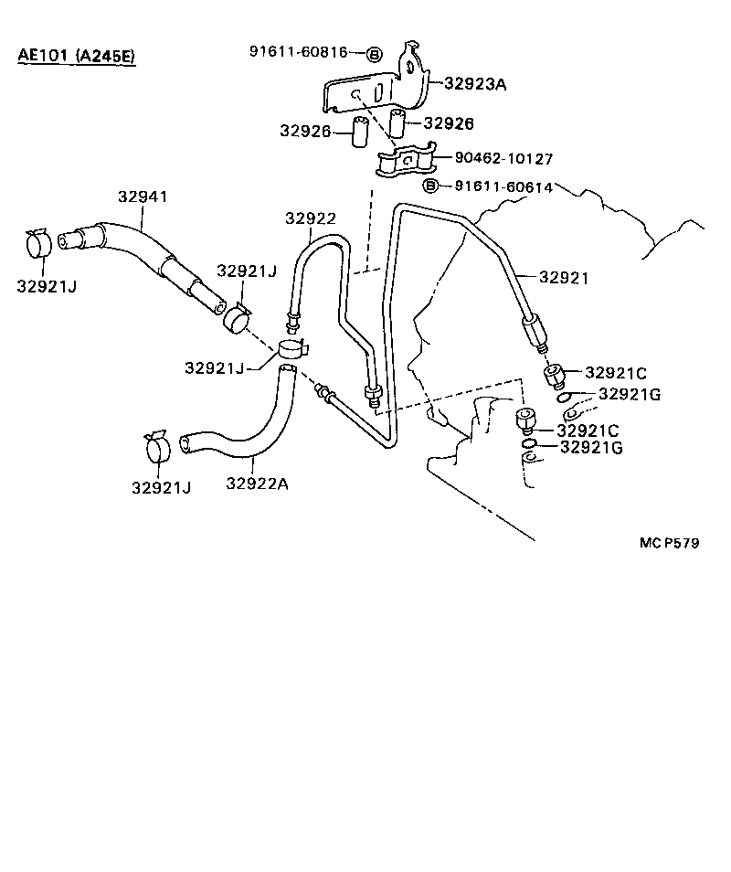  LVN CRE TRN MRN |  OIL COOLER TUBE ATM