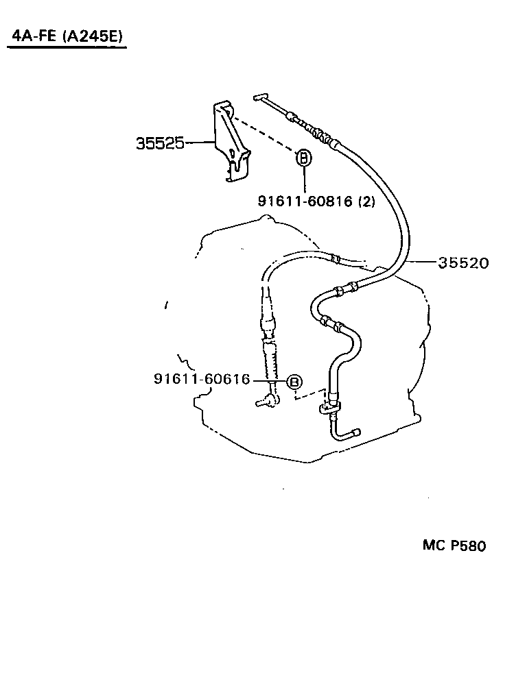  LVN CRE TRN MRN |  THROTTLE LINK VALVE LEVER ATM