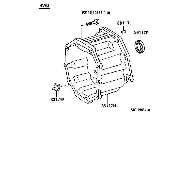  HIACE REGIUSACE |  EXTENSION HOUSING MTM