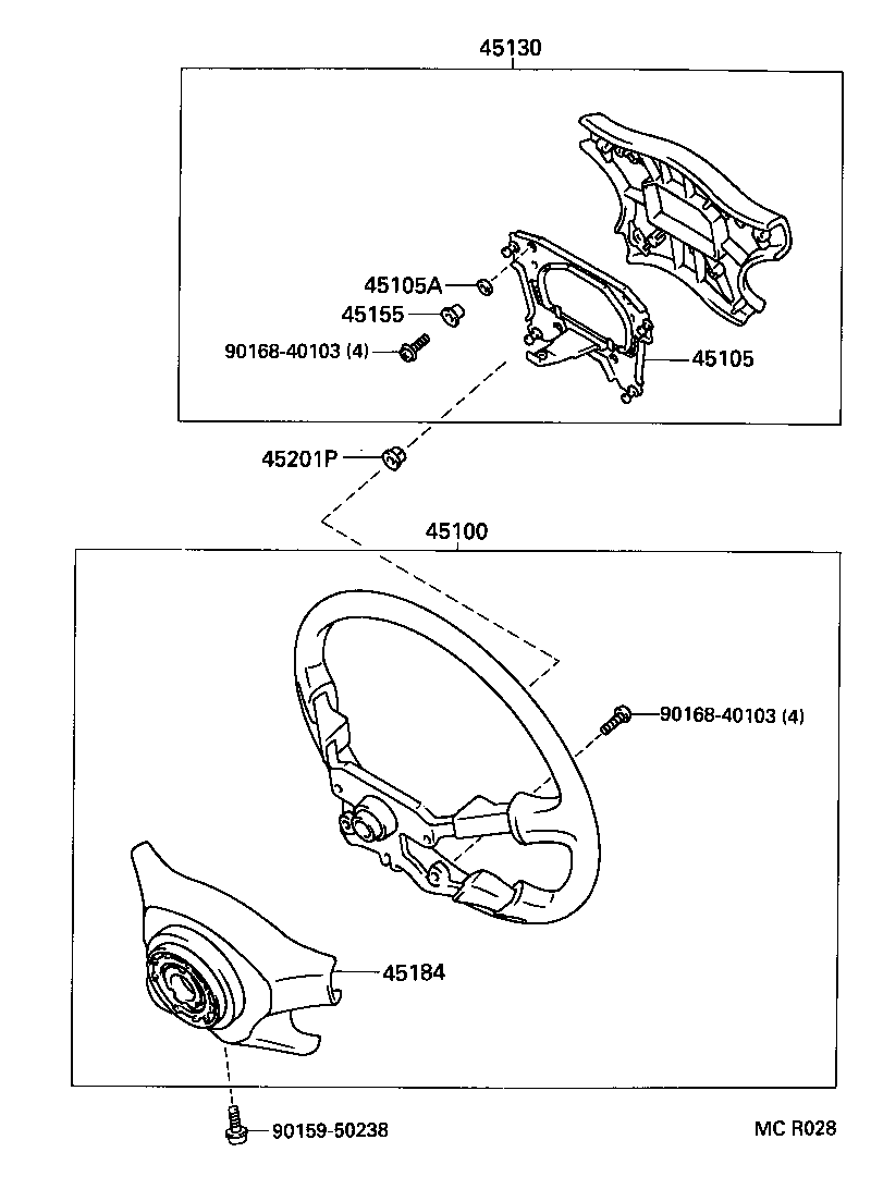  CARINA ED |  STEERING WHEEL