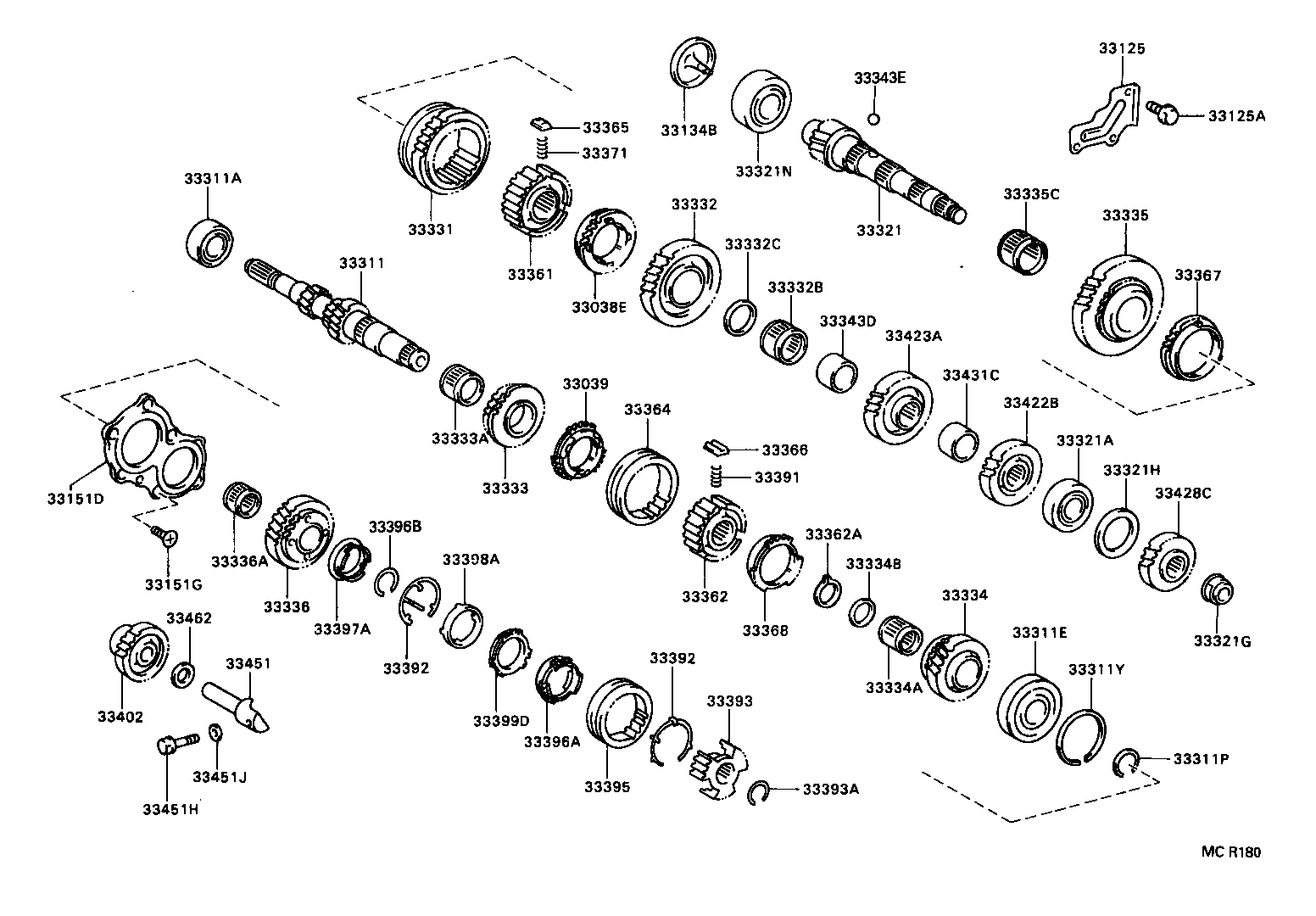  CORONA EXIV |  TRANSMISSION GEAR MTM