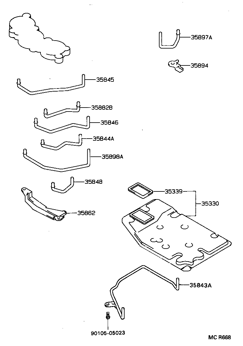  CAMRY VISTA |  VALVE BODY OIL STRAINER ATM