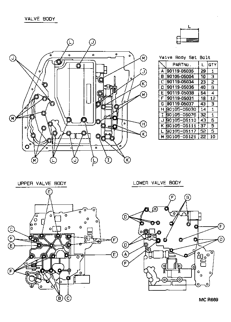  CAMRY VISTA |  VALVE BODY OIL STRAINER ATM
