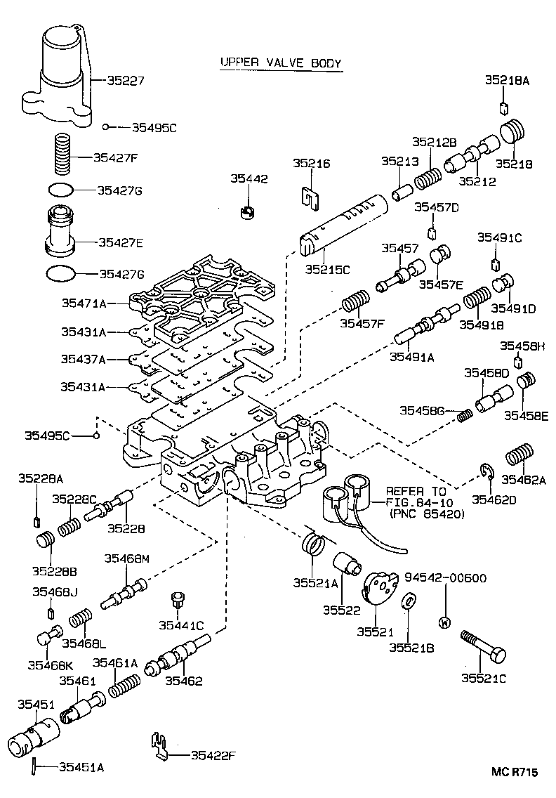  CARINA ED |  VALVE BODY OIL STRAINER ATM