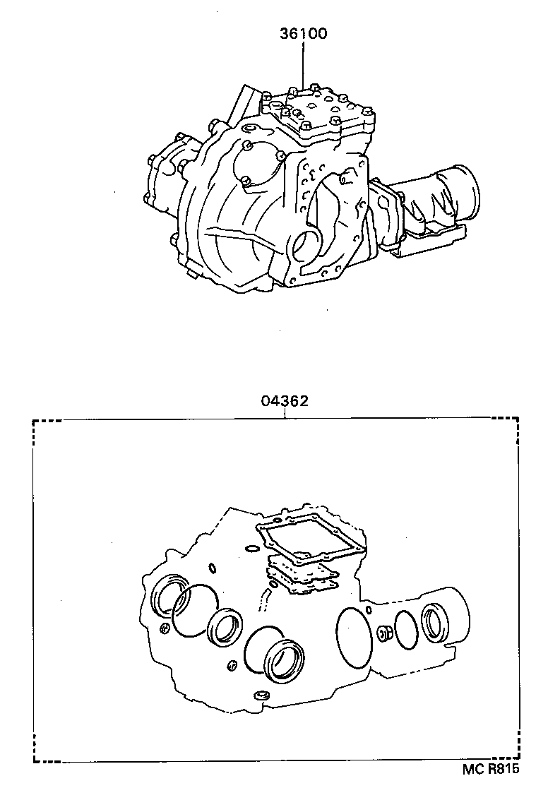  CAMRY VISTA |  TRANSFER ASSEMBLY GASKET KIT