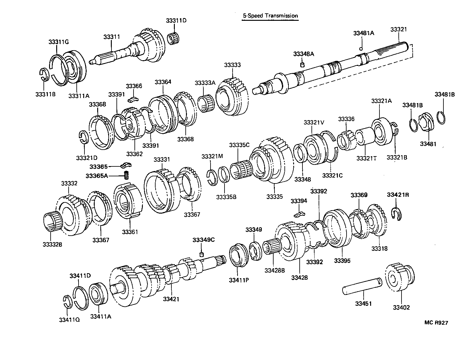  HIACE REGIUSACE |  TRANSMISSION GEAR MTM