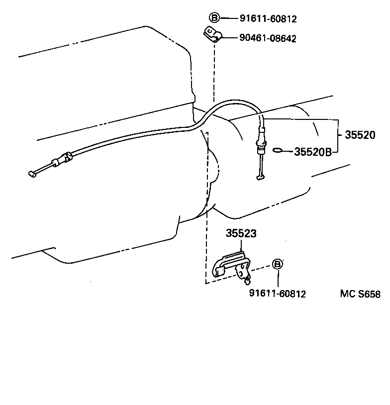  DYNA 200 TOYOACE G25 |  THROTTLE LINK VALVE LEVER ATM