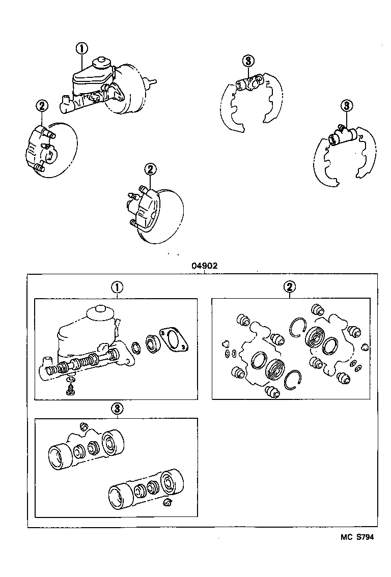  SPRINTER CARIB |  BRAKE MAINTENANCE KIT