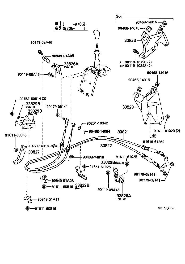  DYNA 200 TOYOACE G25 |  SHIFT LEVER RETAINER