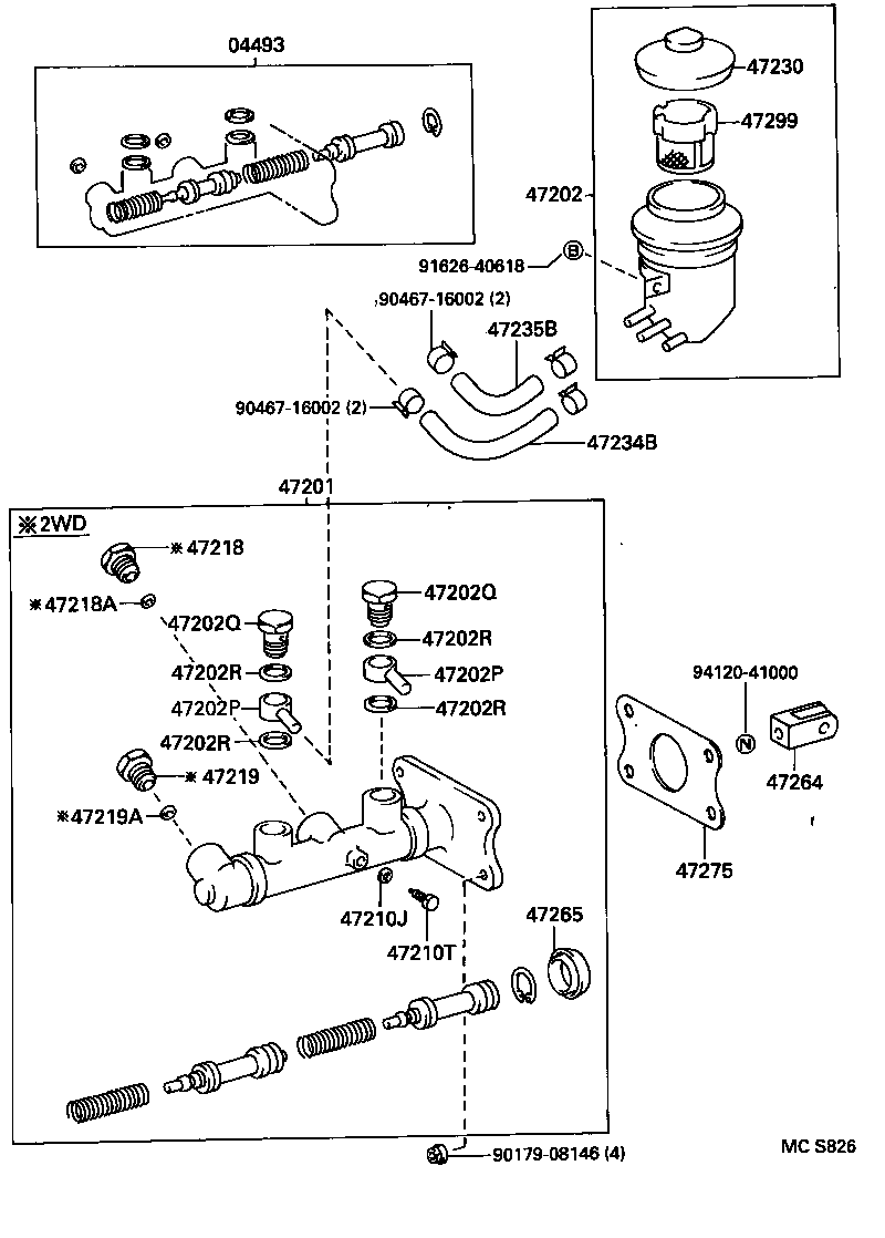  QUICK DELIVERY |  BRAKE MASTER CYLINDER