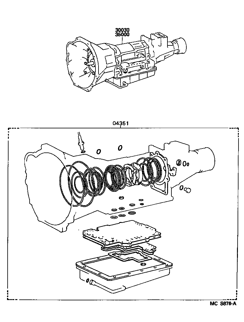  QUICK DELIVERY |  TRANSAXLE OR TRANSMISSION ASSY GASKET KIT ATM