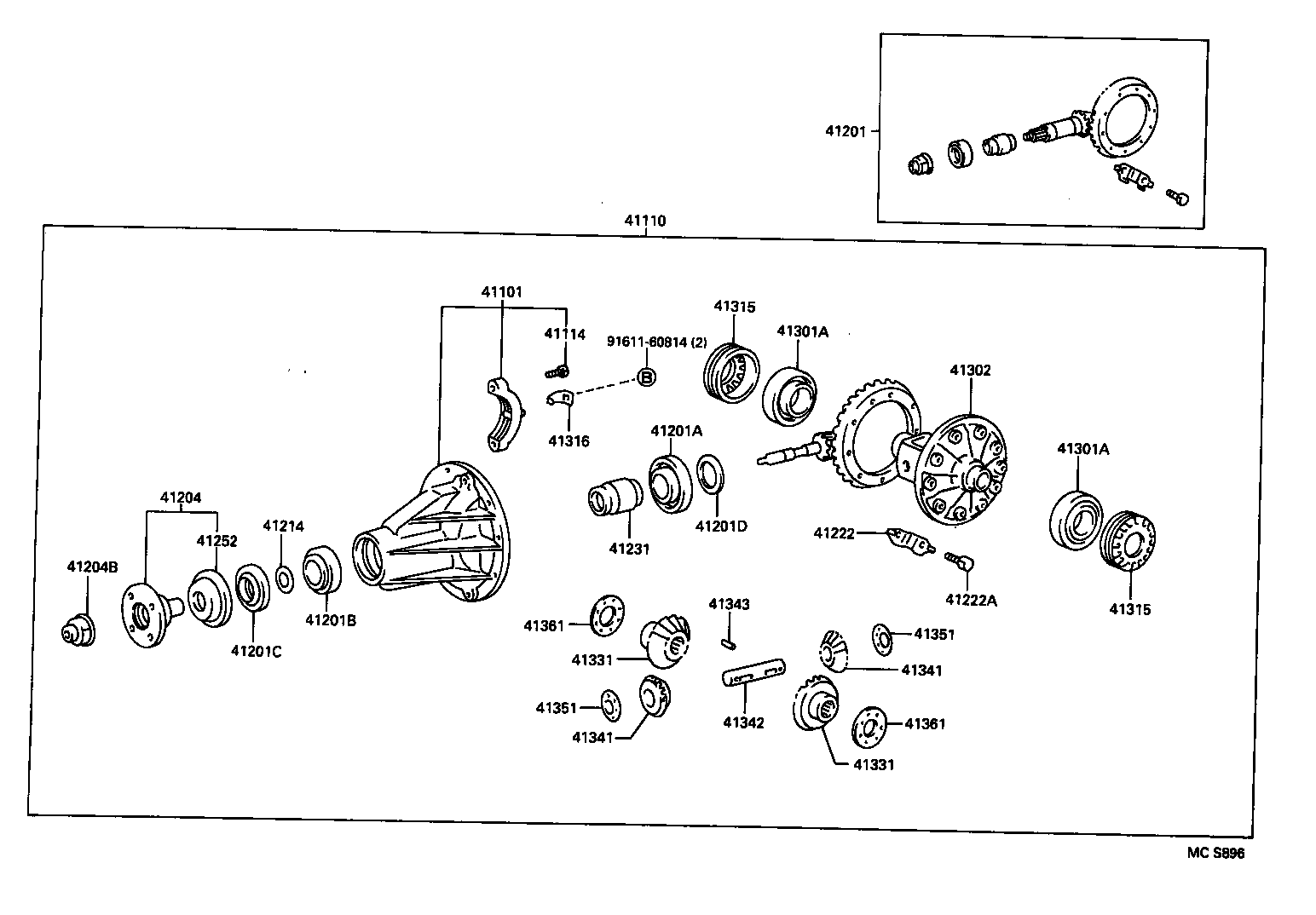  QUICK DELIVERY |  REAR AXLE HOUSING DIFFERENTIAL