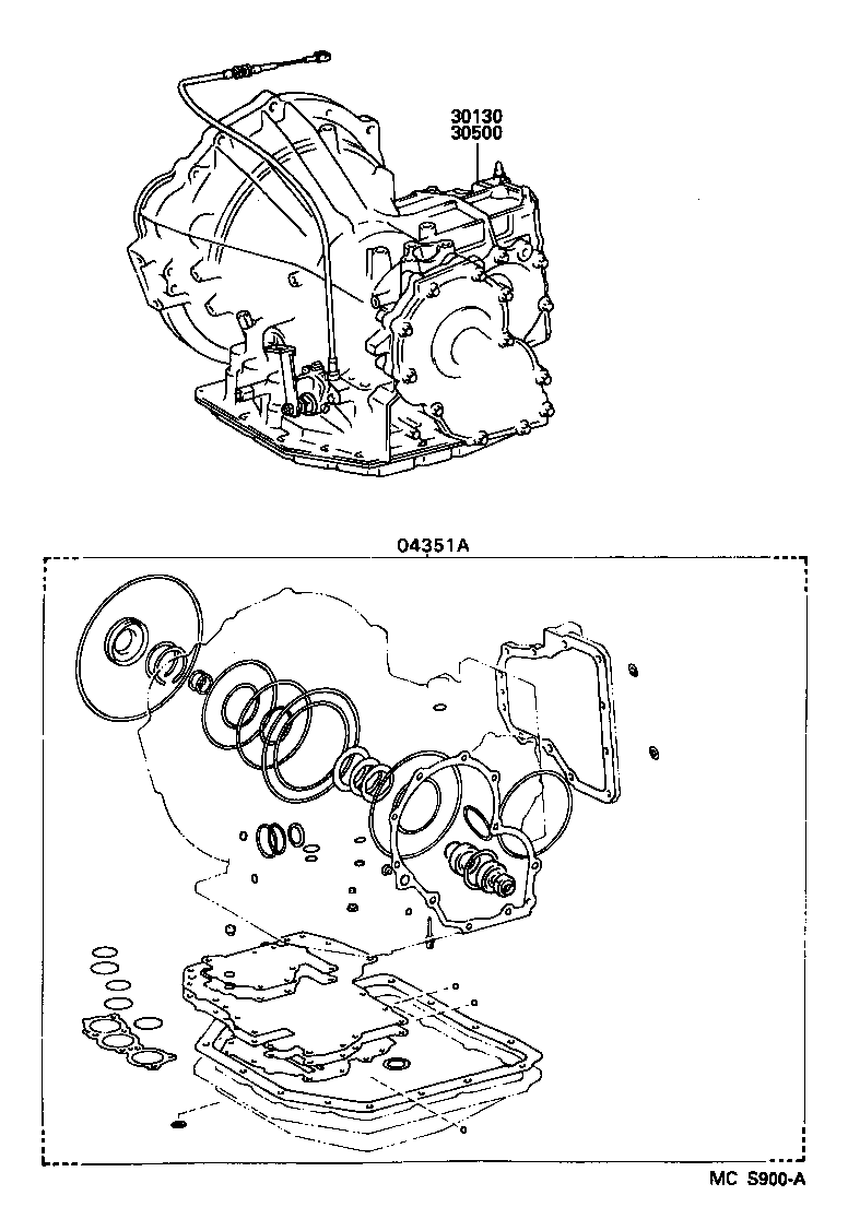  SPRINTER |  TRANSAXLE OR TRANSMISSION ASSY GASKET KIT ATM