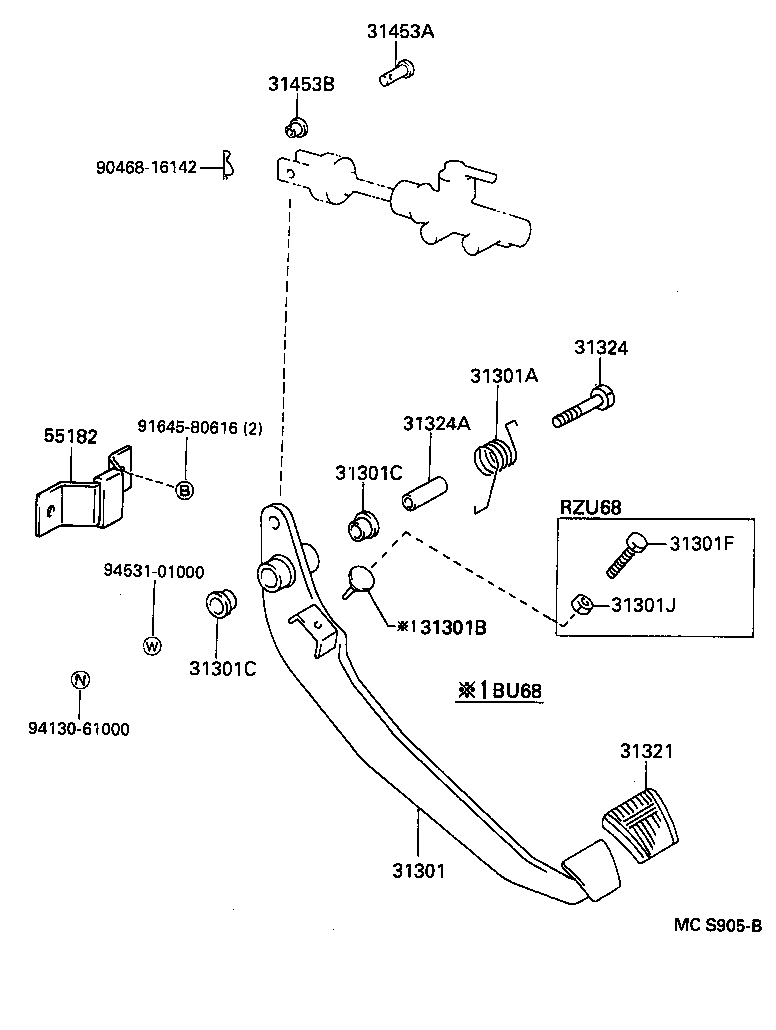  QUICK DELIVERY |  CLUTCH PEDAL FLEXIBLE HOSE