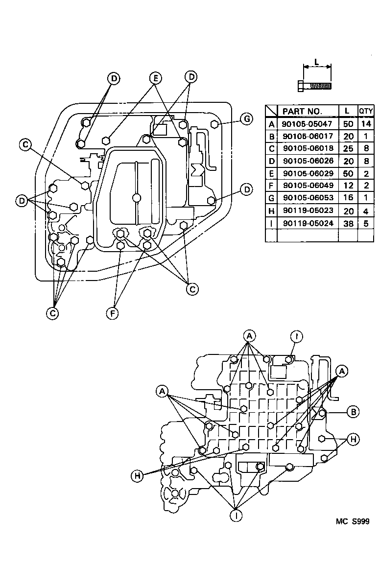  LEVIN TRUENO |  VALVE BODY OIL STRAINER ATM