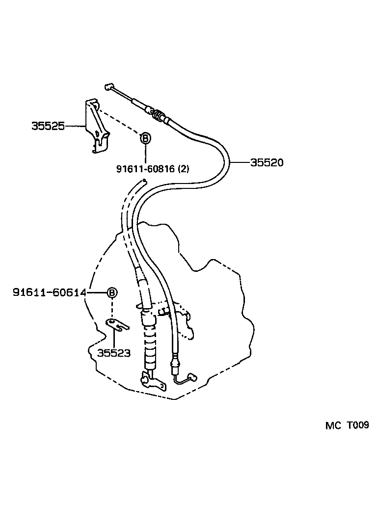  LEVIN TRUENO |  THROTTLE LINK VALVE LEVER ATM