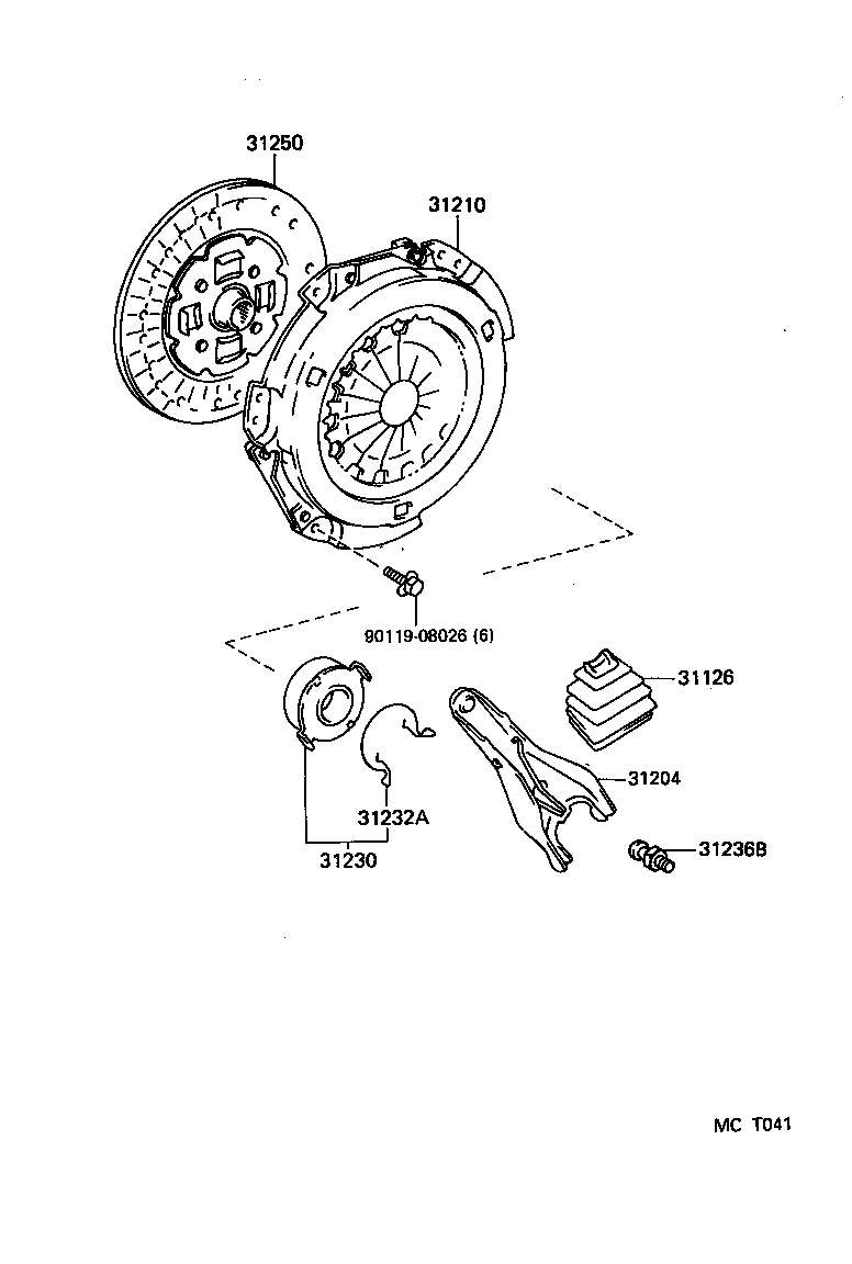  SPRINTER CARIB |  CLUTCH RELEASE FORK