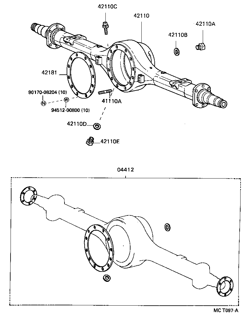  QUICK DELIVERY |  REAR AXLE HOUSING DIFFERENTIAL