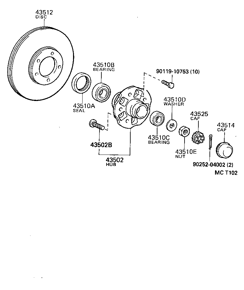  QUICK DELIVERY |  FRONT AXLE HUB