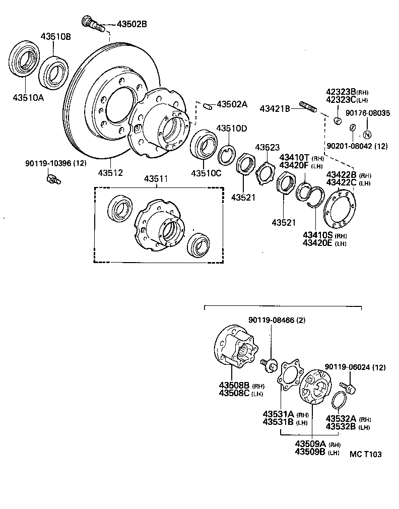  QUICK DELIVERY |  FRONT AXLE HUB