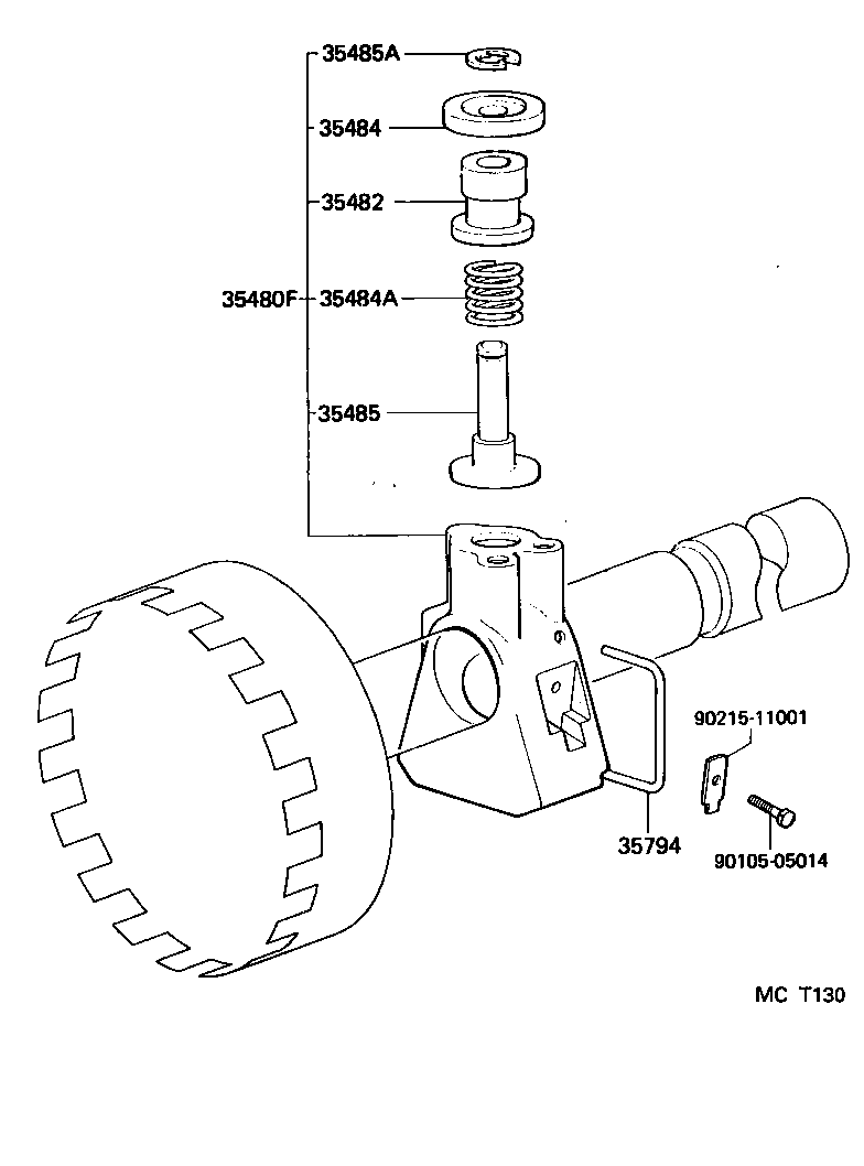  DYNA 150 TOYOACE G15 |  REAR OIL PUMP GOVERNOR ATM