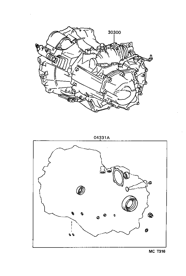  SPRINTER |  TRANSAXLE OR TRANSMISSION ASSY GASKET KIT MTM