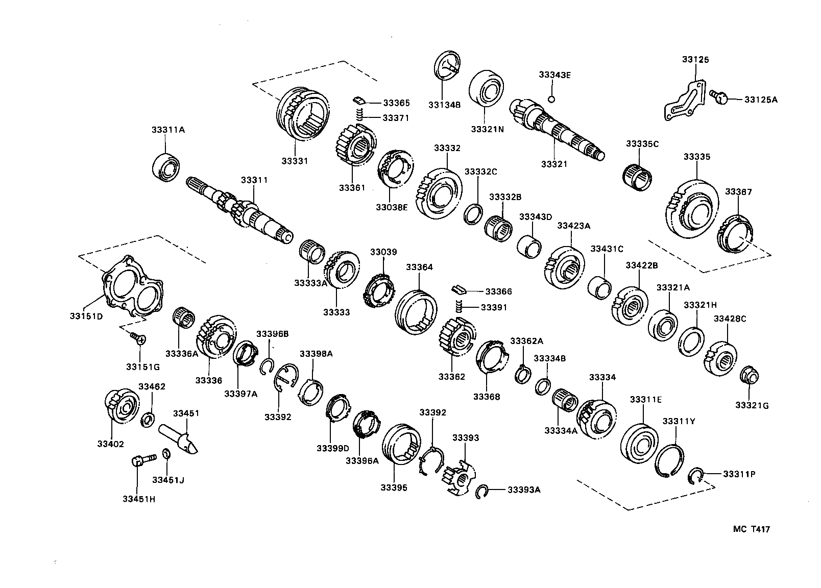  SPRINTER CARIB |  TRANSMISSION GEAR MTM