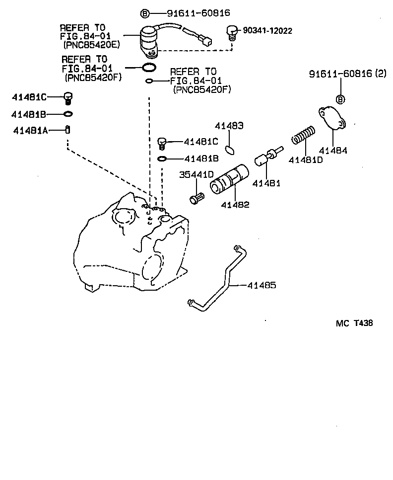  SPRINTER CARIB |  TRANSFER VALVE BODY VALVE LEVER