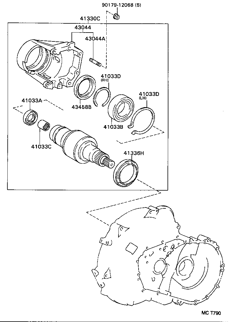  CYNOS |  FRONT AXLE HOUSING DIFFERENTIAL