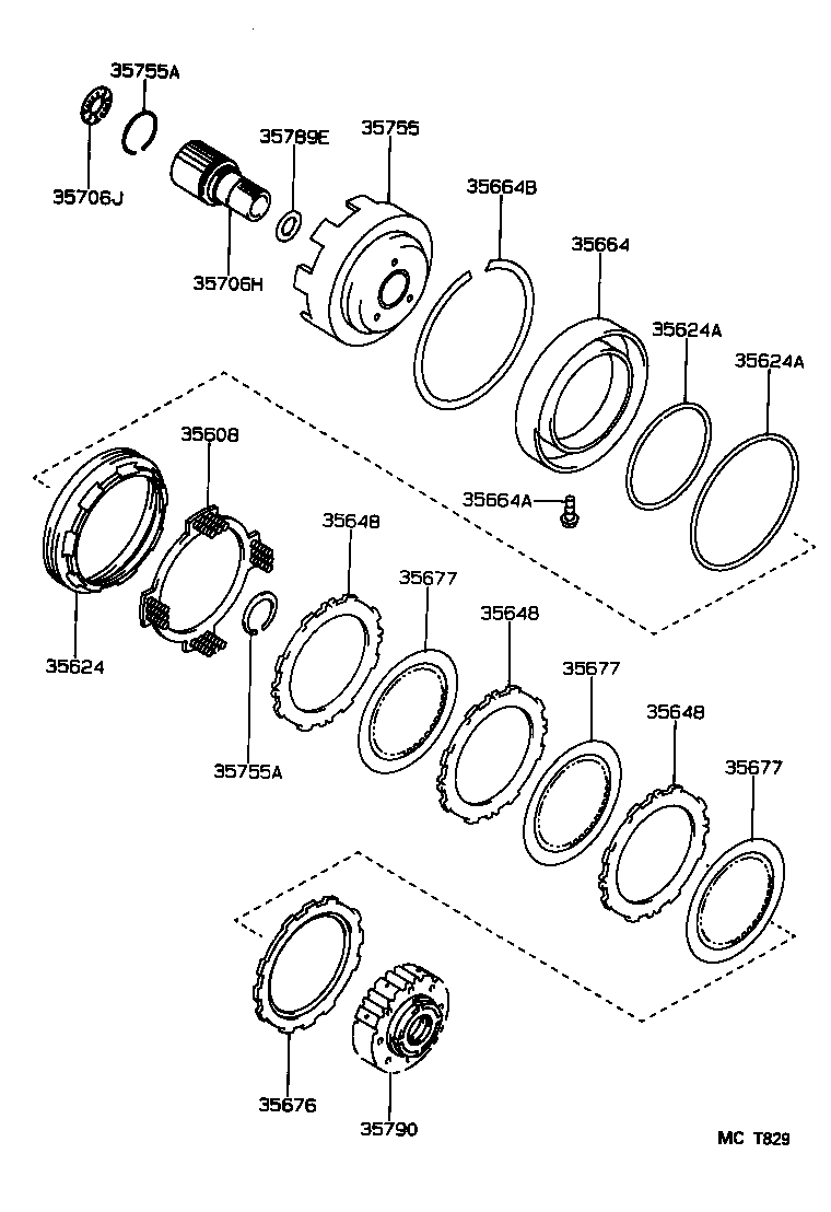  SPRINTER CARIB |  CENTER SUPPORT PLANETARY SUN GEAR ATM