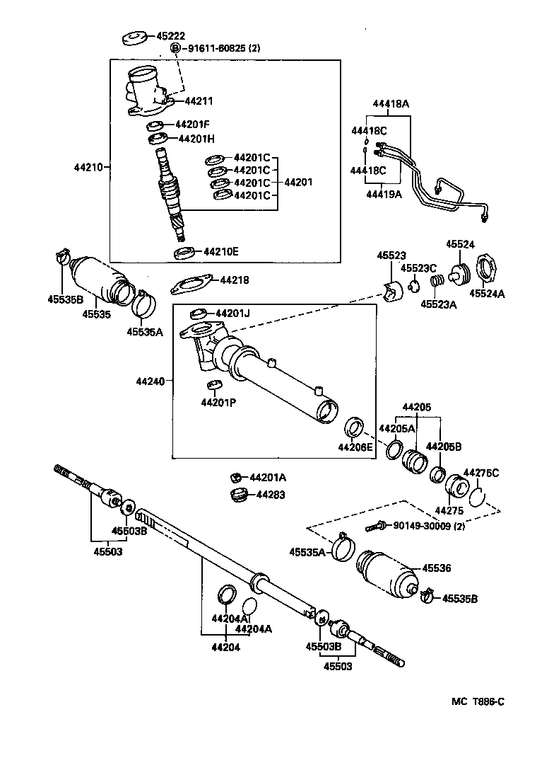  SPRINTER CARIB |  FRONT STEERING GEAR LINK