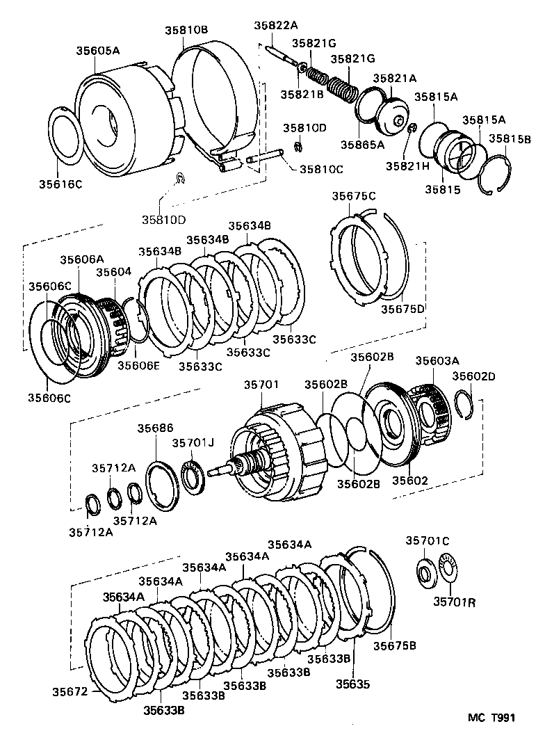 CROWN CROWN MAJESTA | BRAKE BAND MULTIPLE DISC CLUTCH ATM