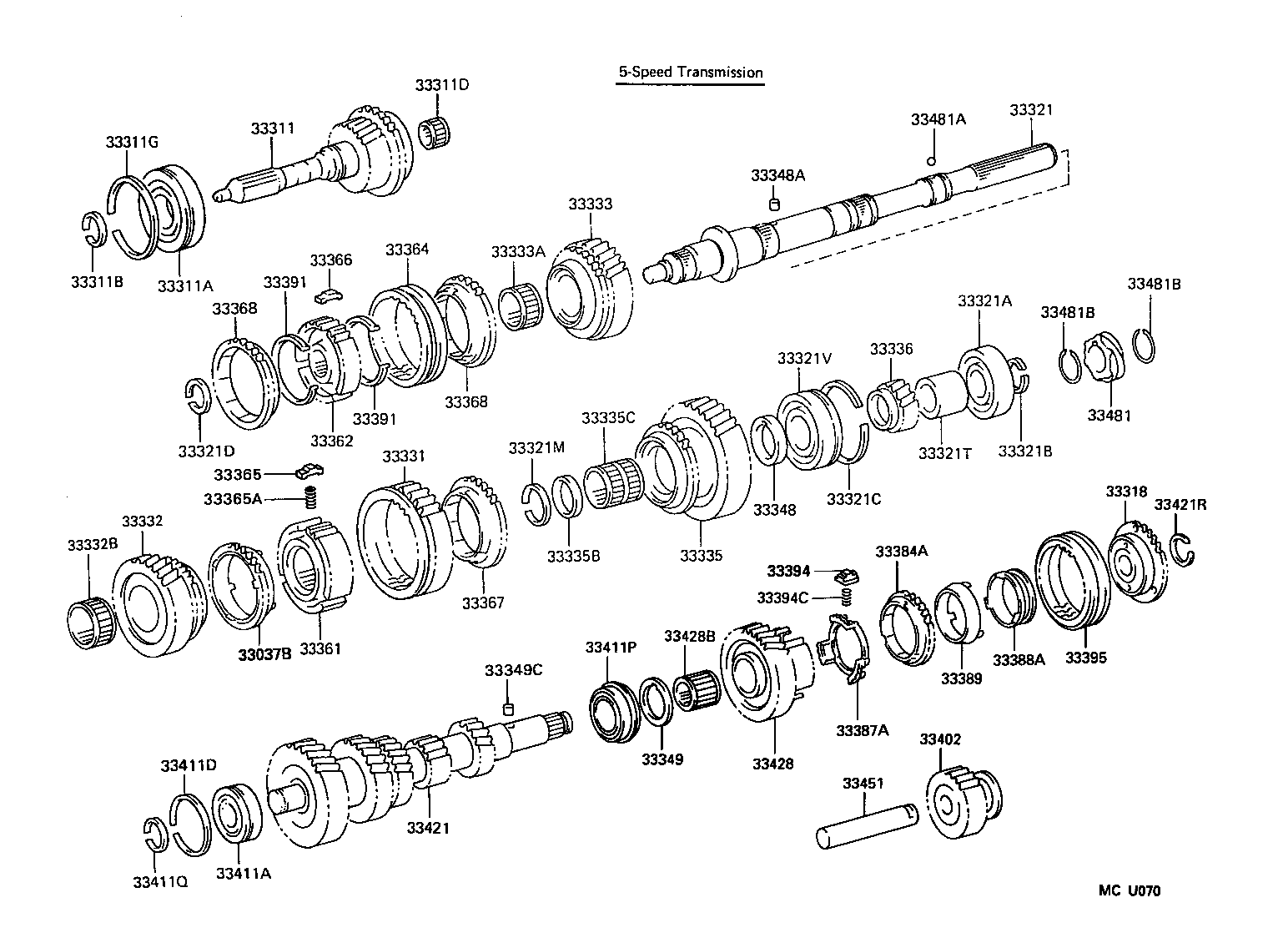  HIACE REGIUSACE |  TRANSMISSION GEAR MTM