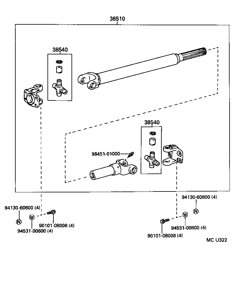  DYNA 200 TOYOACE G25 |  POWER TAKE OFF OIL PUMP