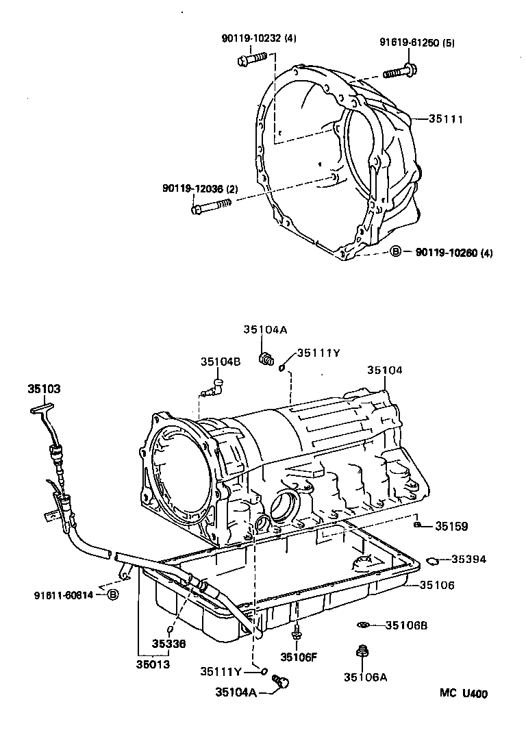  CROWN CROWN MAJESTA |  TRANSMISSION CASE OIL PAN ATM