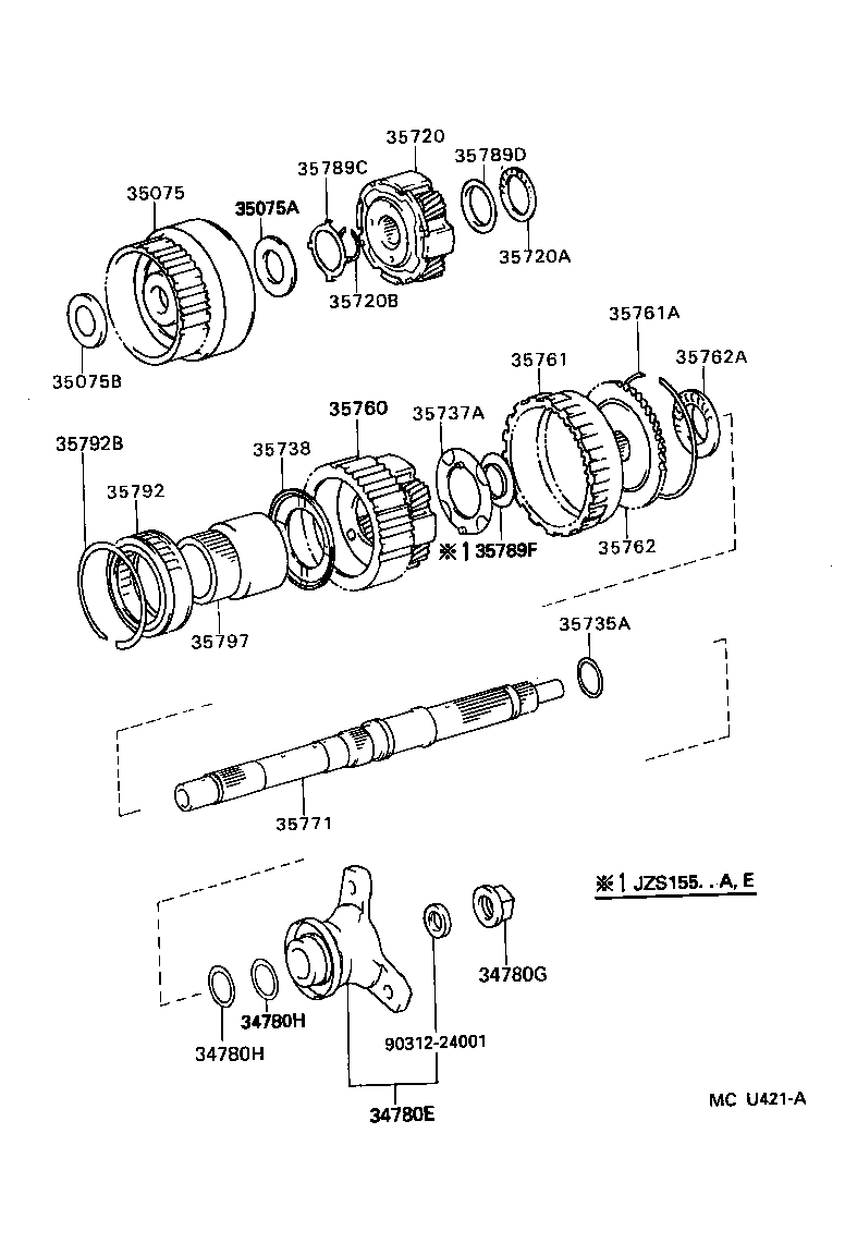 CROWN CROWN MAJESTA | PLANETARY GEAR REVERSE PISTON COUNTER GEAR ATM